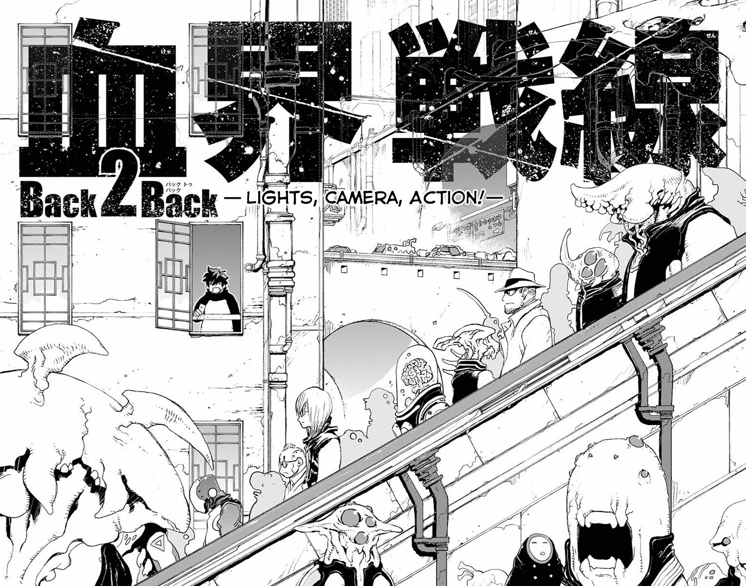 Kekkai Sensen - Back 2 Back Chapter 1 page 12 - Chapter 1: Lights, Camera, Action!