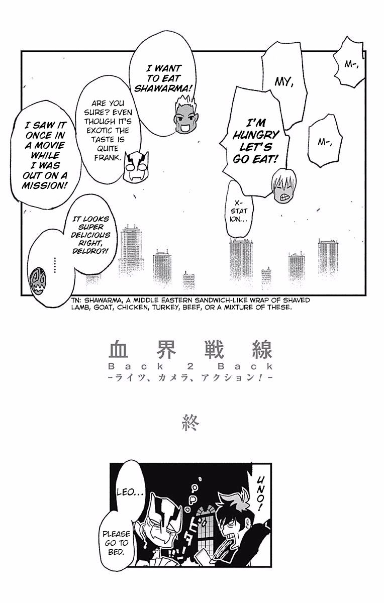Kekkai Sensen - Back 2 Back Chapter 1 page 83 - Chapter 1: Lights, Camera, Action!