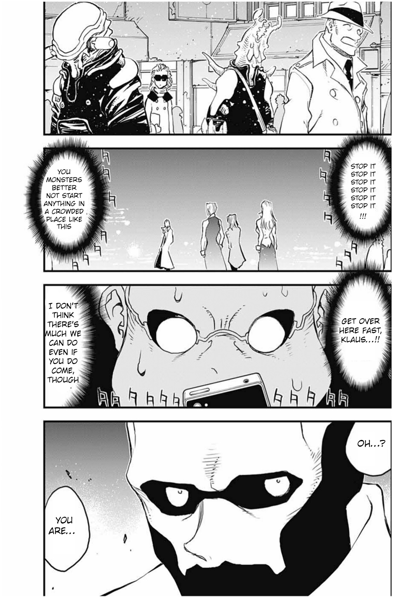 Kekkai Sensen - Back 2 Back Chapter 10 page 38 - Chapter 10: Dead of Night Warfare (3)