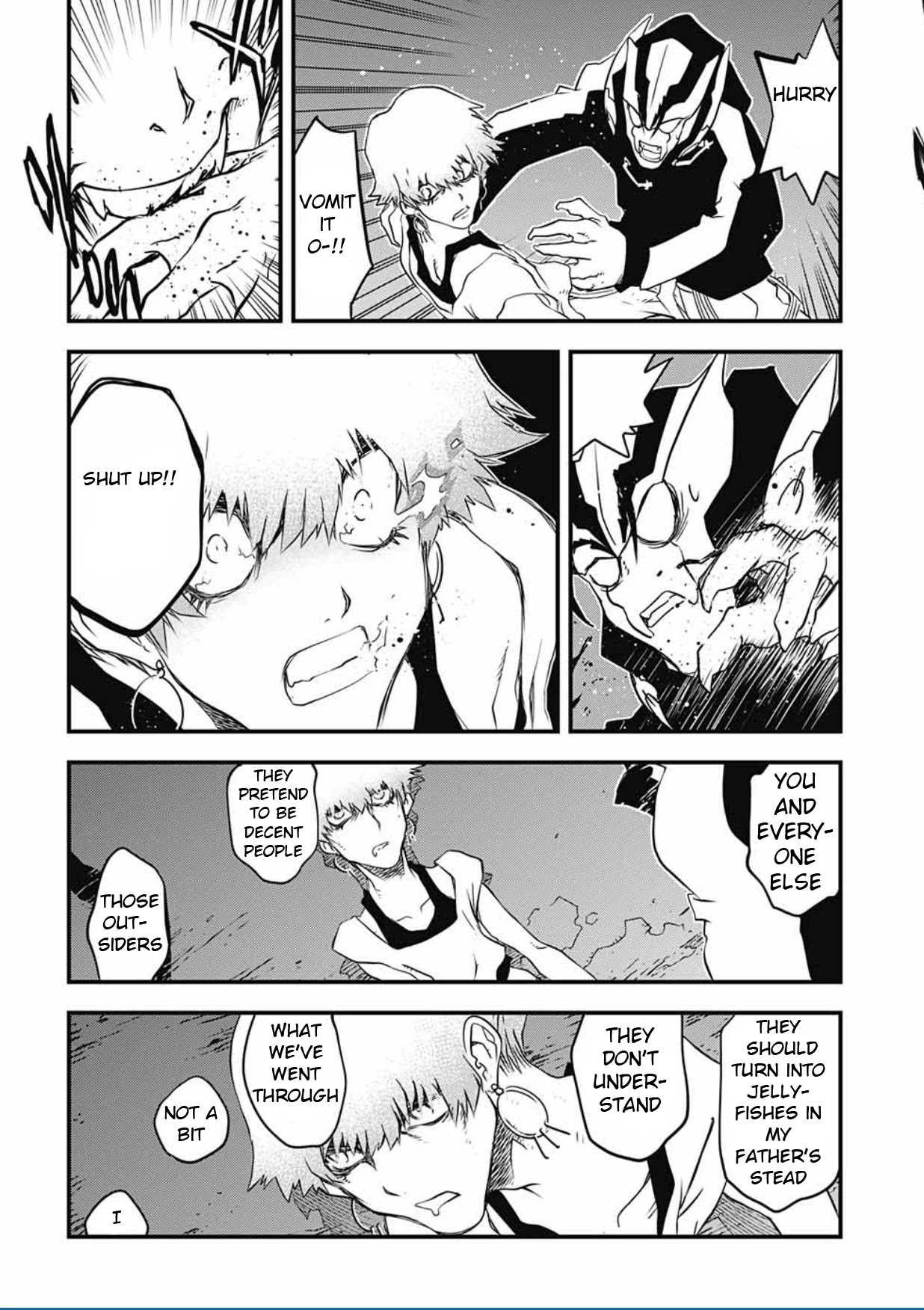 Kekkai Sensen - Back 2 Back Chapter 11 page 44 - Chapter 11: Angry Young Merman