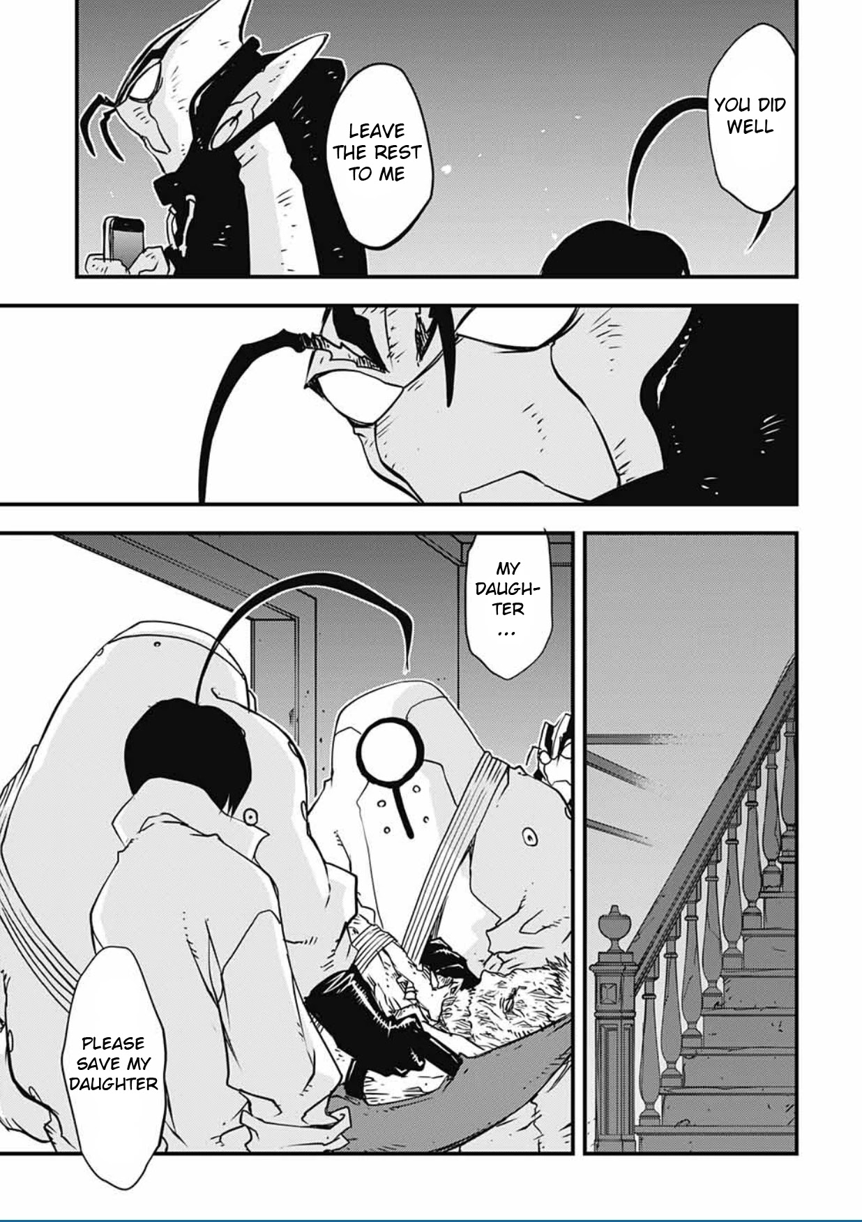 Kekkai Sensen - Back 2 Back Chapter 11 page 52 - Chapter 11: Angry Young Merman