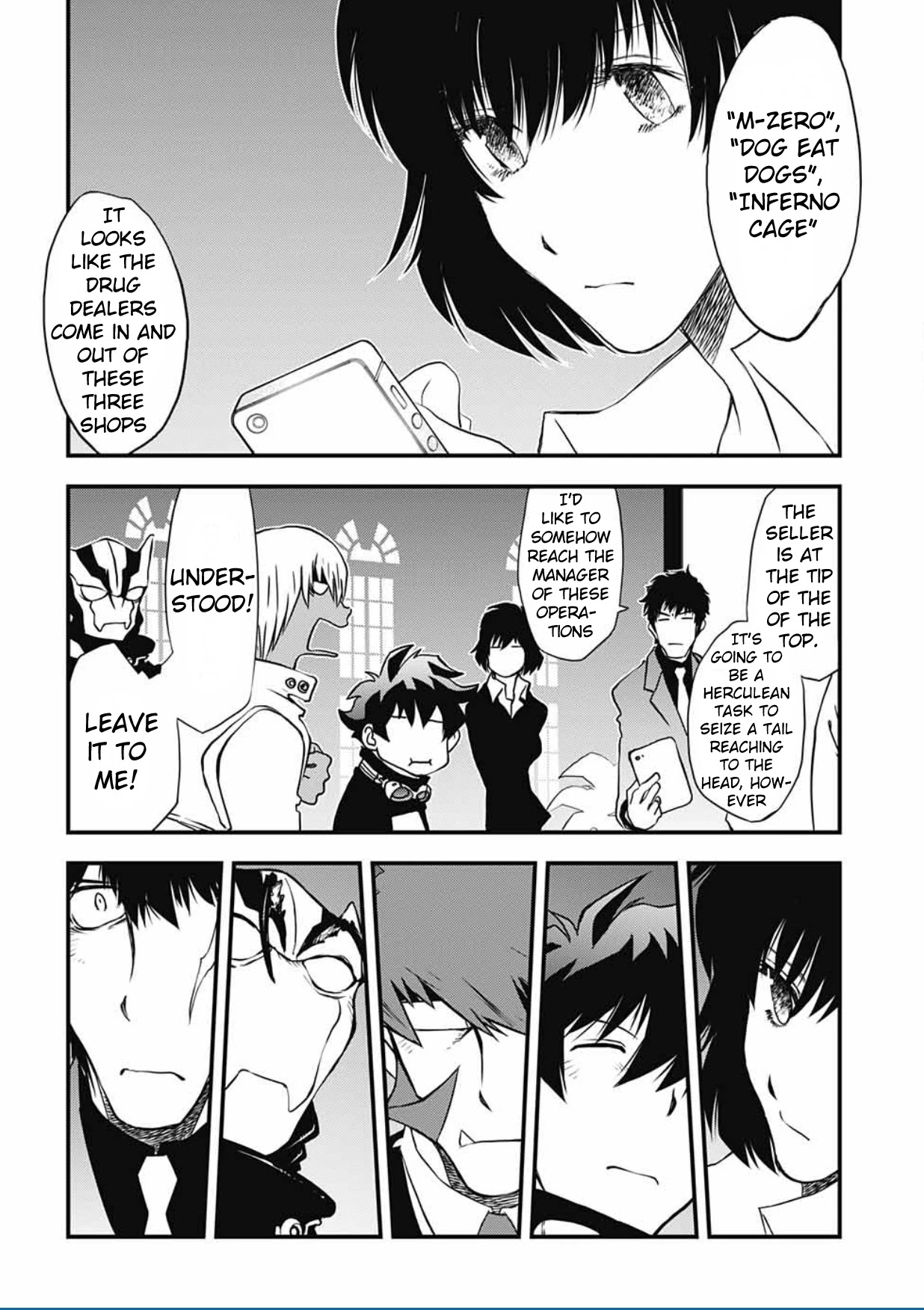 Kekkai Sensen - Back 2 Back Chapter 11 page 8 - Chapter 11: Angry Young Merman