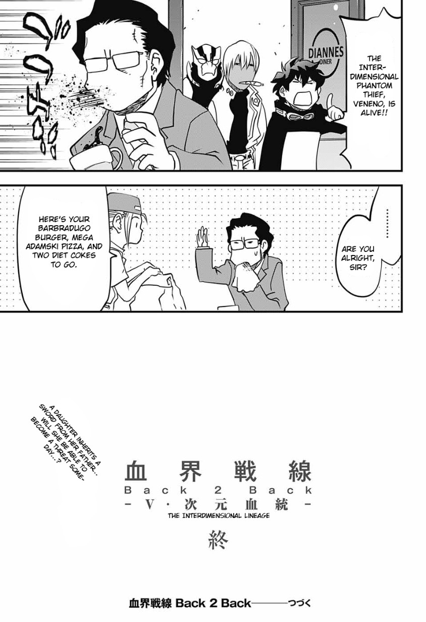 Kekkai Sensen - Back 2 Back Chapter 12 page 73 - Chapter 12: The Interdimensional Lineage