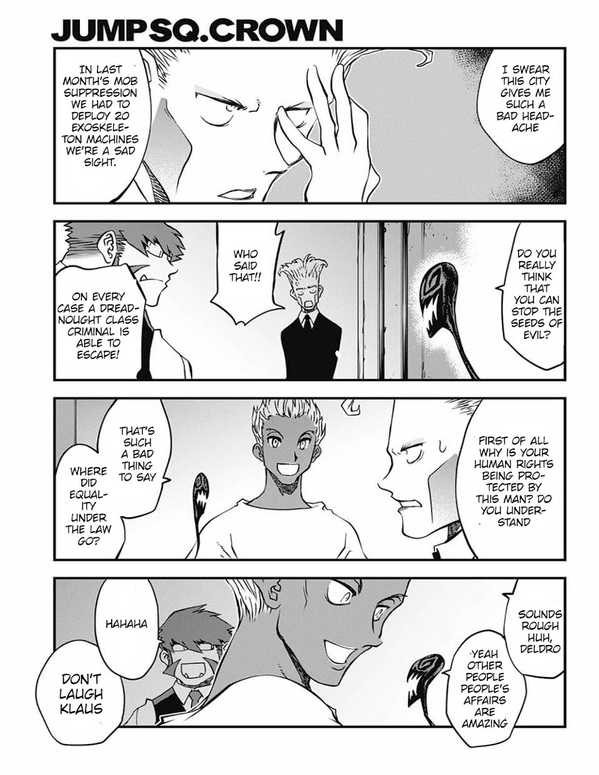 Kekkai Sensen - Back 2 Back Chapter 13 page 18 - Chapter 13: The Criminal Inside the Imprisoned Saint