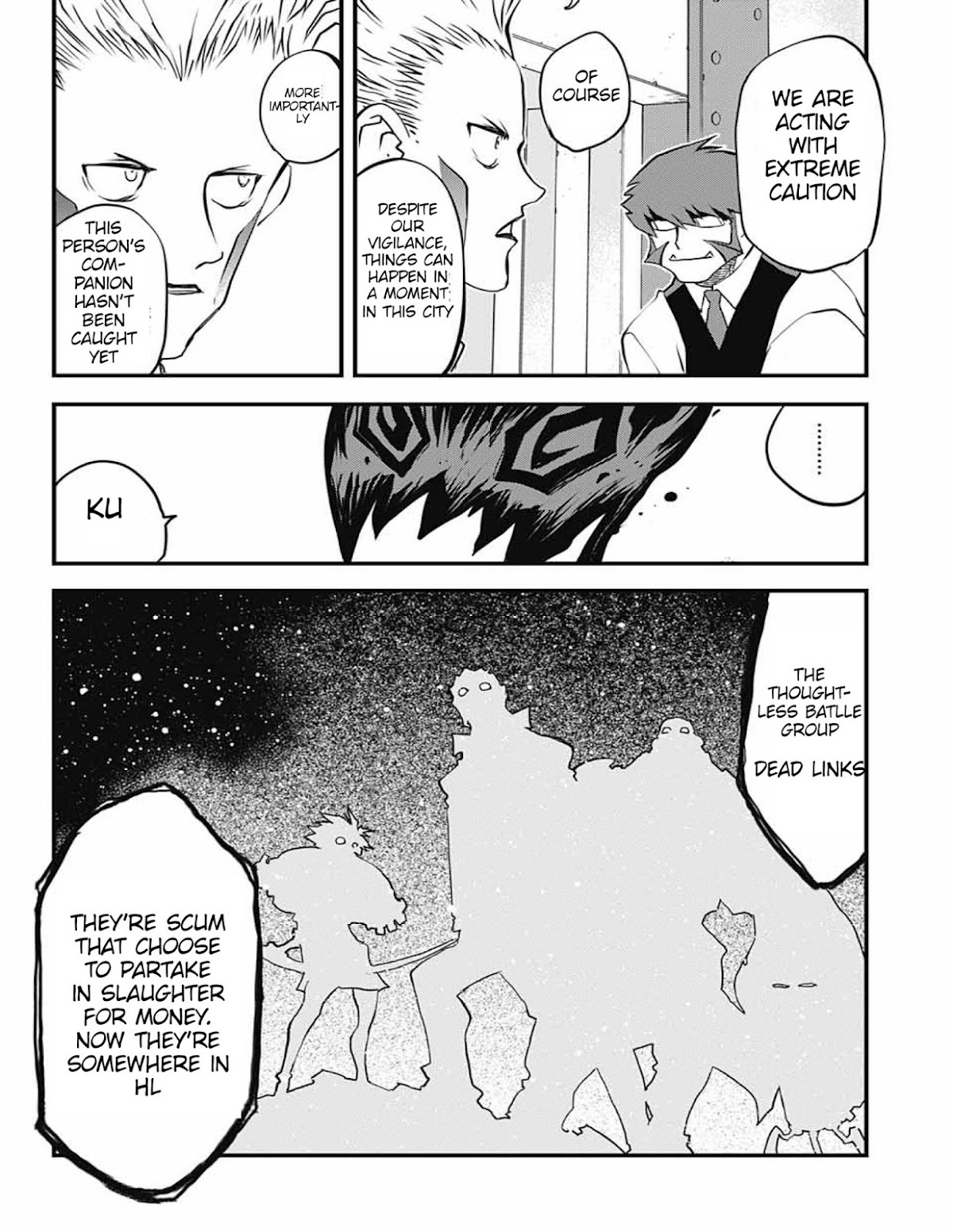 Kekkai Sensen - Back 2 Back Chapter 13 page 19 - Chapter 13: The Criminal Inside the Imprisoned Saint