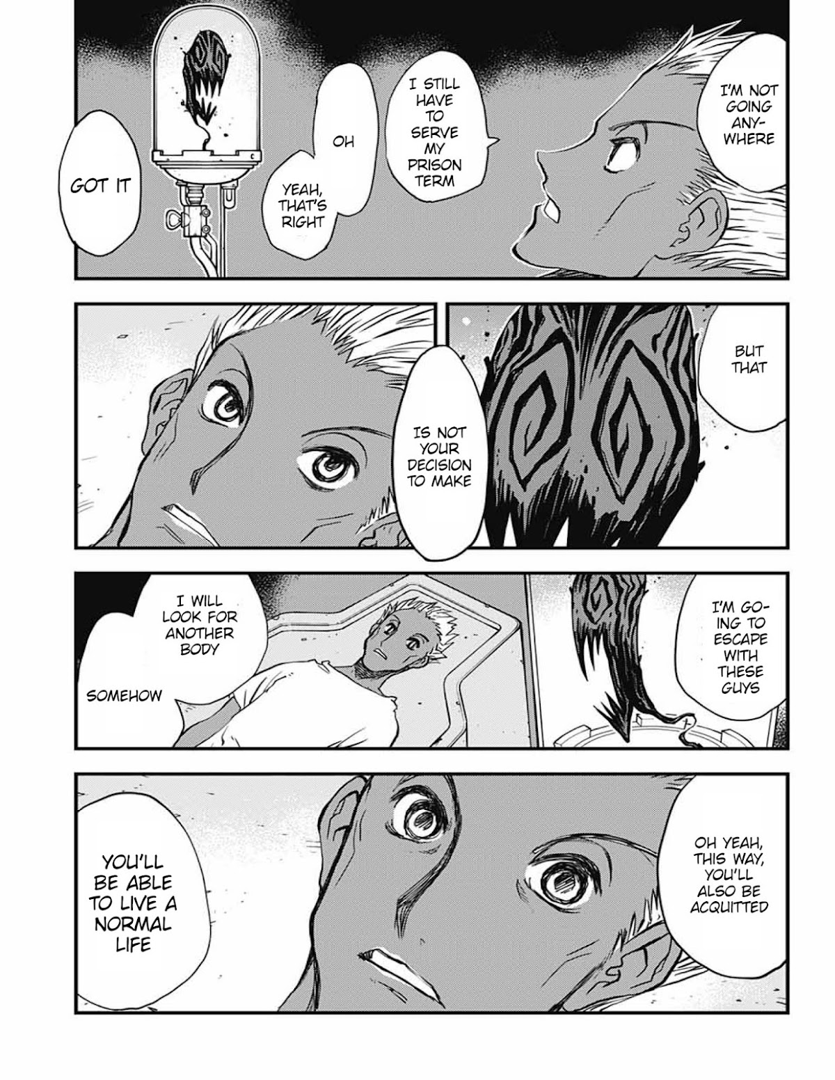 Kekkai Sensen - Back 2 Back Chapter 13 page 33 - Chapter 13: The Criminal Inside the Imprisoned Saint