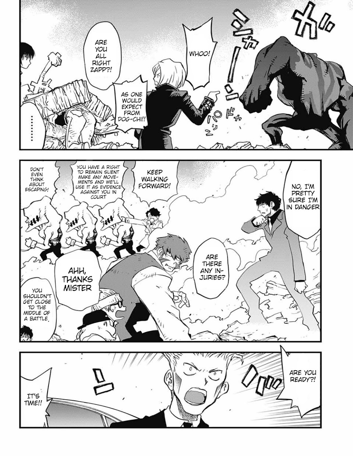 Kekkai Sensen - Back 2 Back Chapter 13 page 5 - Chapter 13: The Criminal Inside the Imprisoned Saint