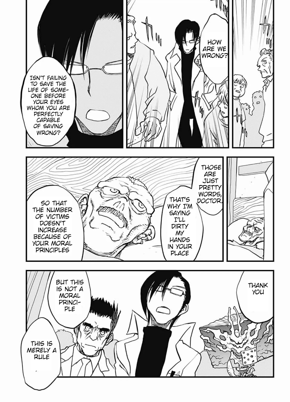 Kekkai Sensen - Back 2 Back Chapter 14.1 page 45 - Chapter 14.1: My Life as a Doc (1)