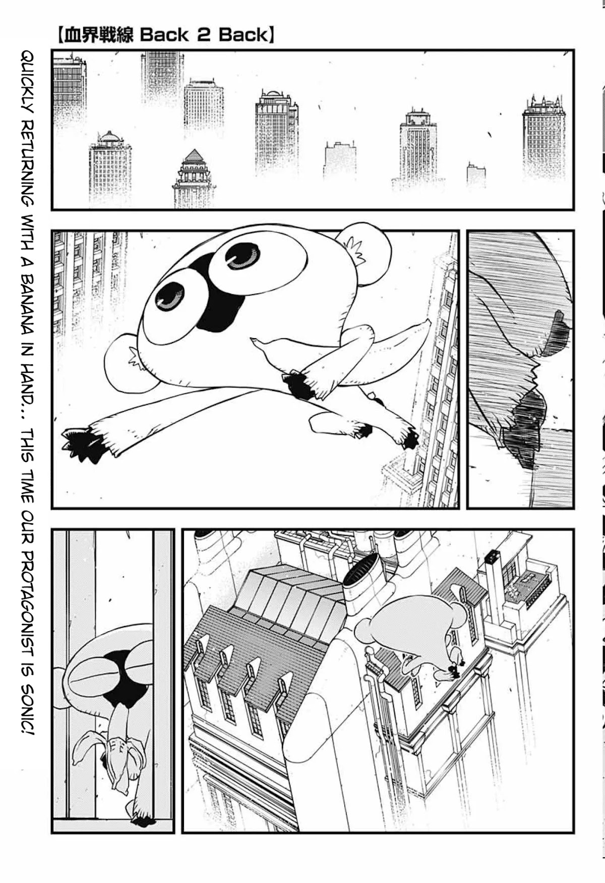 Kekkai Sensen - Back 2 Back Chapter 15 page 3 - Chapter 15: Sonic Speed Disaster!
