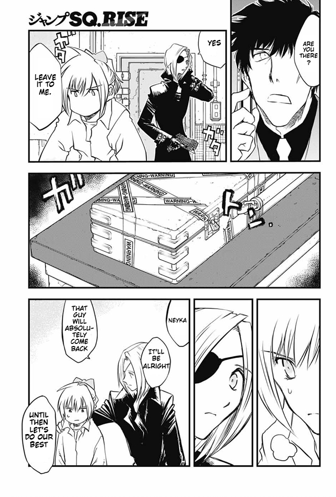 Kekkai Sensen - Back 2 Back Chapter 17 page 15 - Chapter 17: Be Quiet & Follow Me