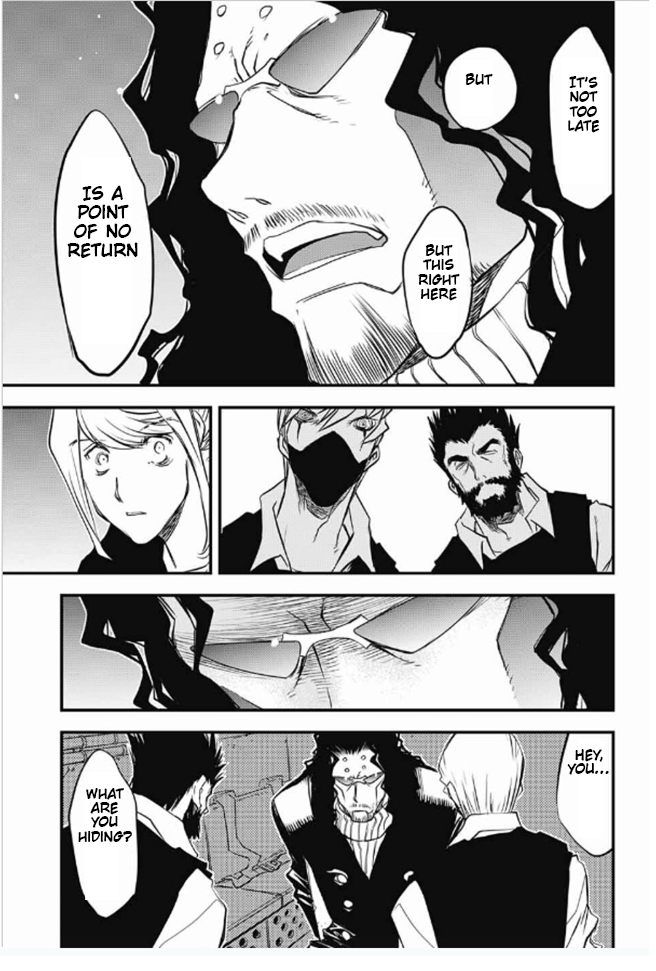 Kekkai Sensen - Back 2 Back Chapter 17 page 27 - Chapter 17: Be Quiet & Follow Me