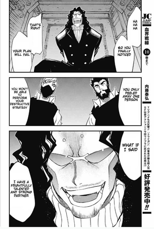 Kekkai Sensen - Back 2 Back Chapter 17 page 28 - Chapter 17: Be Quiet & Follow Me