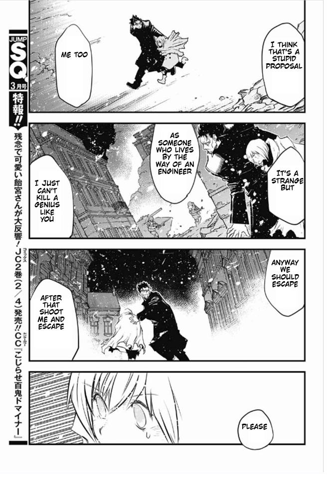 Kekkai Sensen - Back 2 Back Chapter 17 page 33 - Chapter 17: Be Quiet & Follow Me