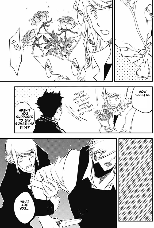 Kekkai Sensen - Back 2 Back Chapter 17 page 39 - Chapter 17: Be Quiet & Follow Me