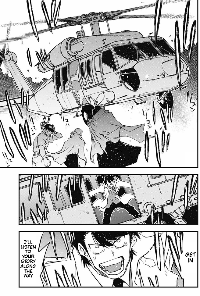 Kekkai Sensen - Back 2 Back Chapter 17 page 47 - Chapter 17: Be Quiet & Follow Me