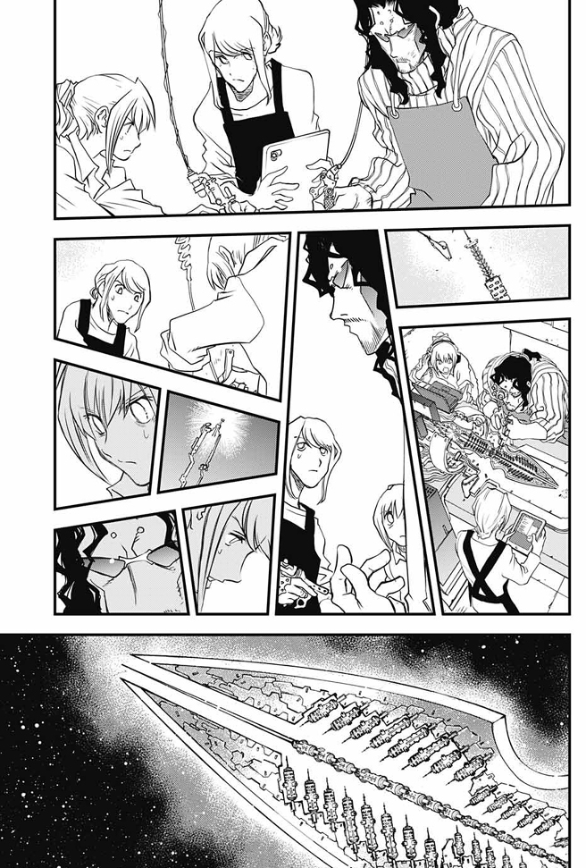 Kekkai Sensen - Back 2 Back Chapter 17 page 53 - Chapter 17: Be Quiet & Follow Me