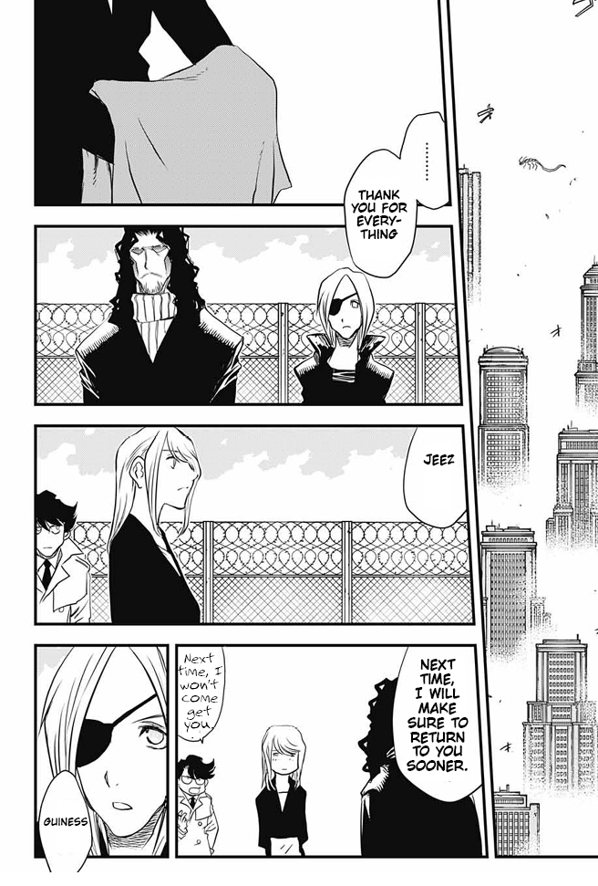 Kekkai Sensen - Back 2 Back Chapter 17 page 58 - Chapter 17: Be Quiet & Follow Me