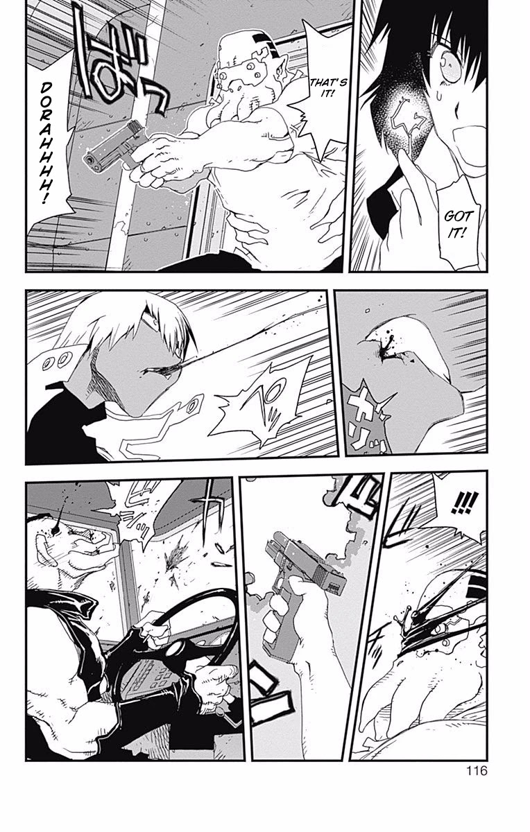 Kekkai Sensen - Back 2 Back Chapter 2 page 22 - Chapter 2: Great Escape Handcuffs