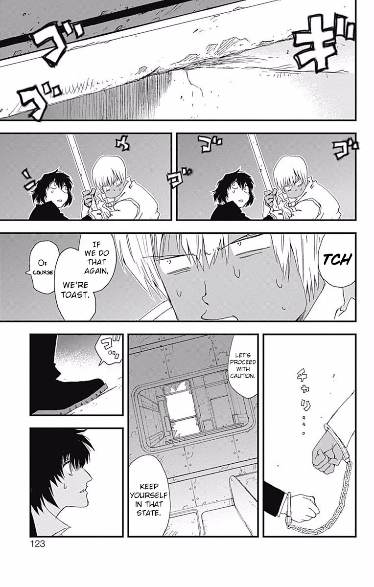 Kekkai Sensen - Back 2 Back Chapter 2 page 29 - Chapter 2: Great Escape Handcuffs
