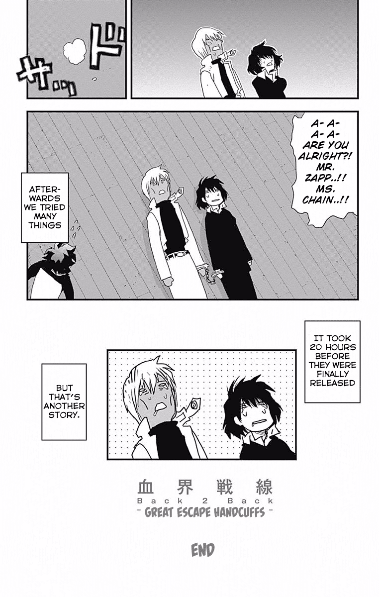 Kekkai Sensen - Back 2 Back Chapter 2 page 46 - Chapter 2: Great Escape Handcuffs