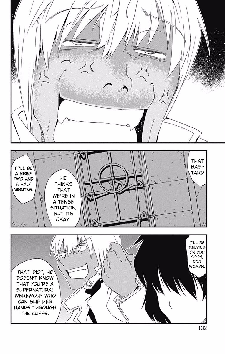 Kekkai Sensen - Back 2 Back Chapter 2 page 9 - Chapter 2: Great Escape Handcuffs