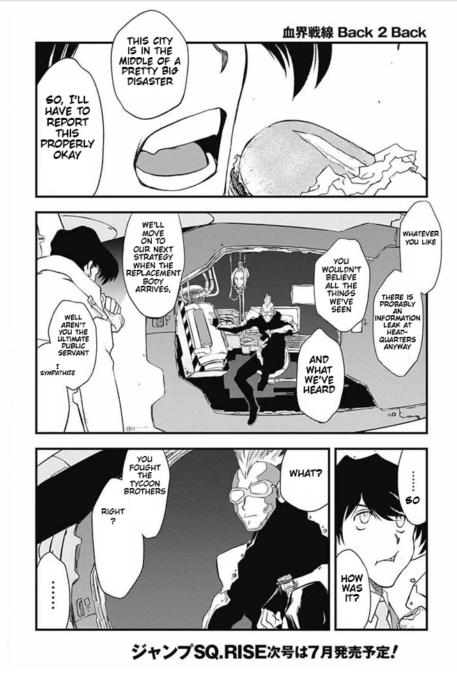 Kekkai Sensen - Back 2 Back Chapter 22 page 26 - Chapter 22: Calamity Auction Pt. 5