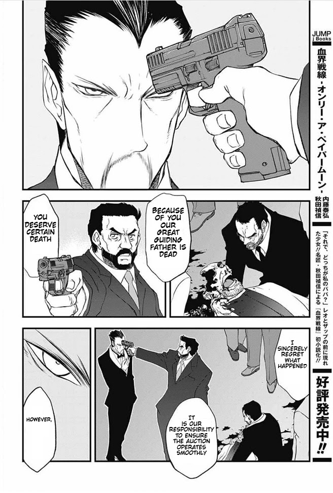 Kekkai Sensen - Back 2 Back Chapter 22 page 32 - Chapter 22: Calamity Auction Pt. 5