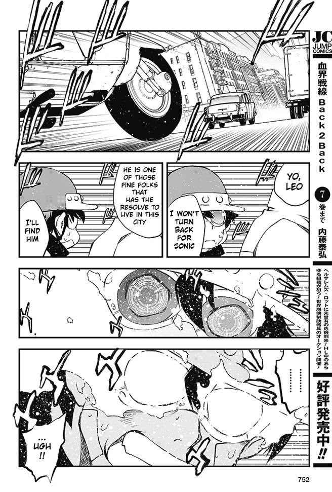 Kekkai Sensen - Back 2 Back Chapter 22 page 6 - Chapter 22: Calamity Auction Pt. 5
