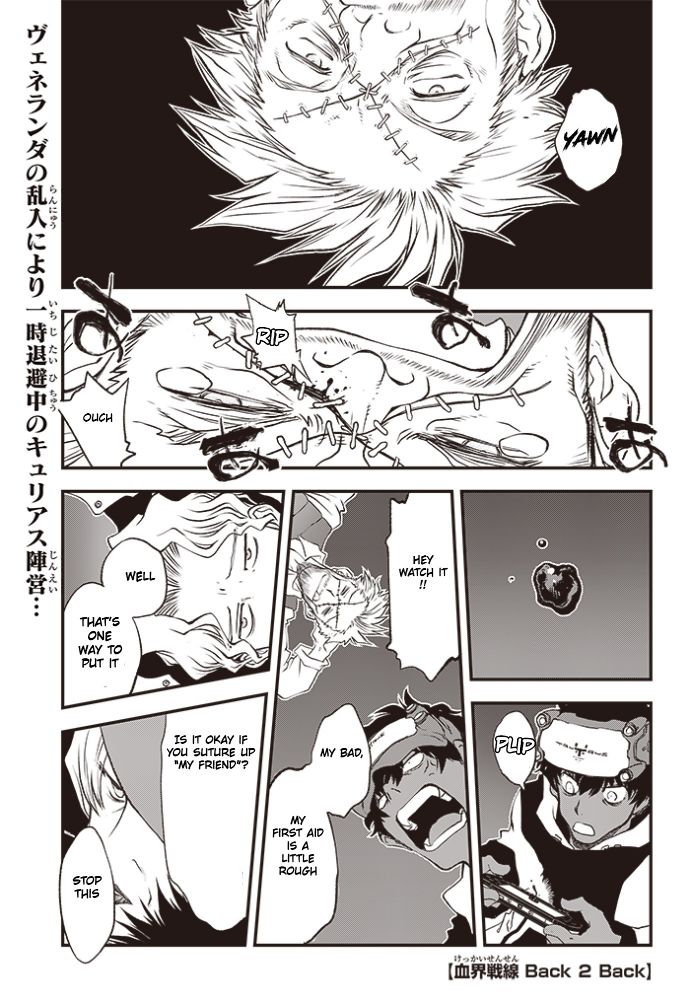 Kekkai Sensen - Back 2 Back Chapter 23 page 2 - Chapter 23: Calamity Auction Pt. 6
