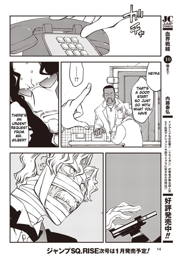 Kekkai Sensen - Back 2 Back Chapter 24 page 12 - Chapter 24: Calamity Auction Pt. 7