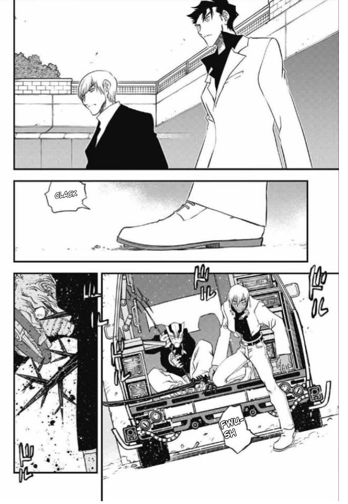 Kekkai Sensen - Back 2 Back Chapter 24 page 37 - Chapter 24: Calamity Auction Pt. 7