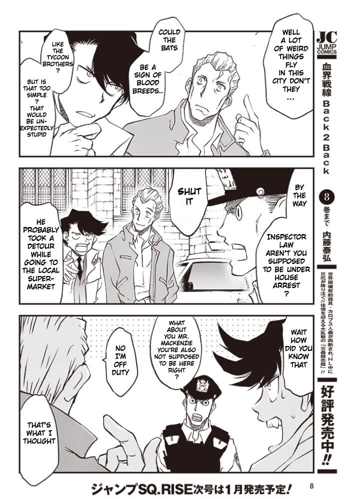 Kekkai Sensen - Back 2 Back Chapter 24 page 6 - Chapter 24: Calamity Auction Pt. 7