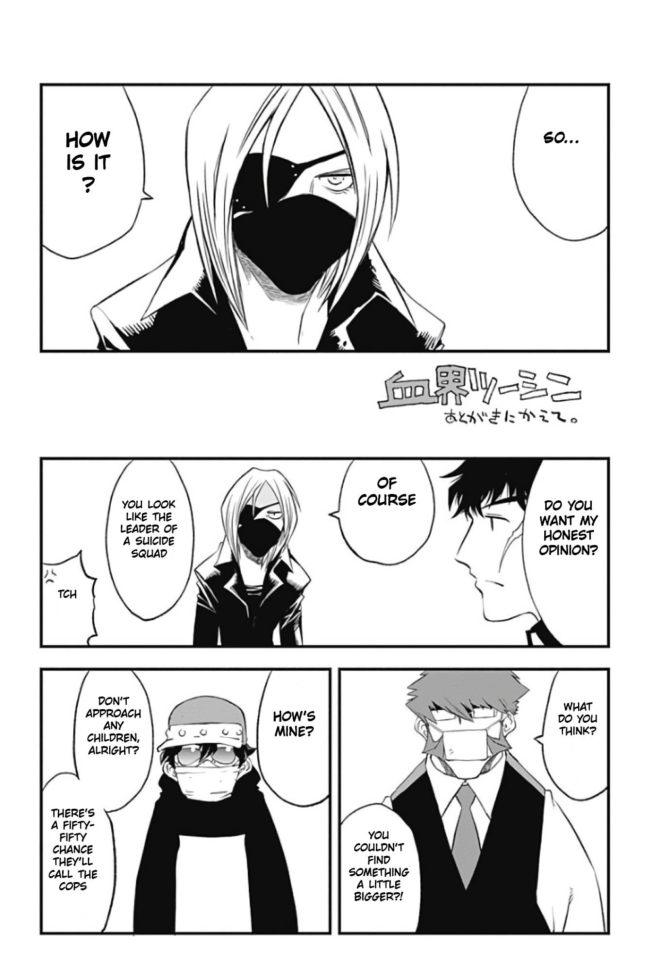 Kekkai Sensen - Back 2 Back Chapter 26.5 page 3 - Chapter 26.5: Volume 7 & 8 Extras