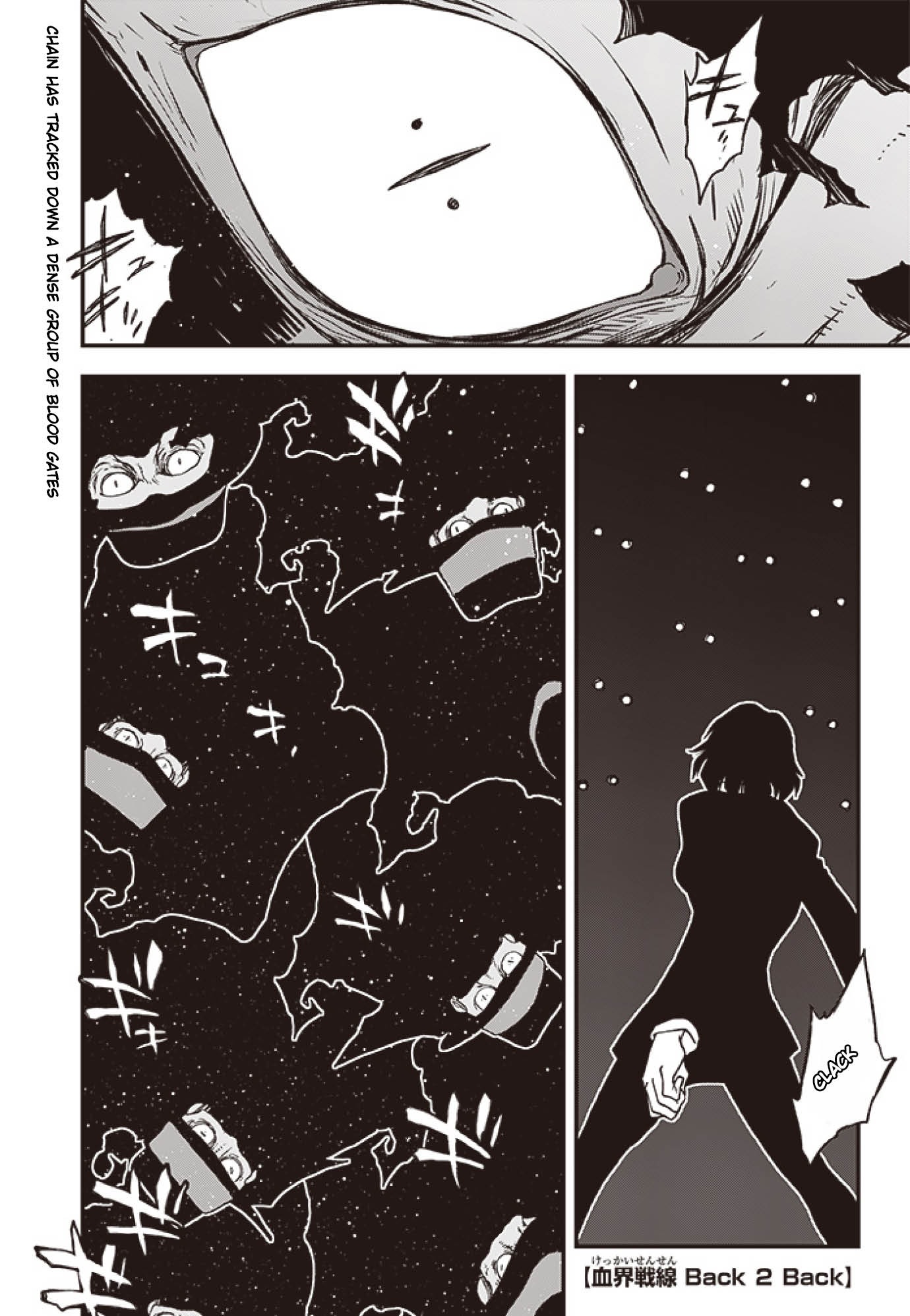 Kekkai Sensen - Back 2 Back Chapter 26 page 1 - Chapter 26: Calamity Auction Pt. 9