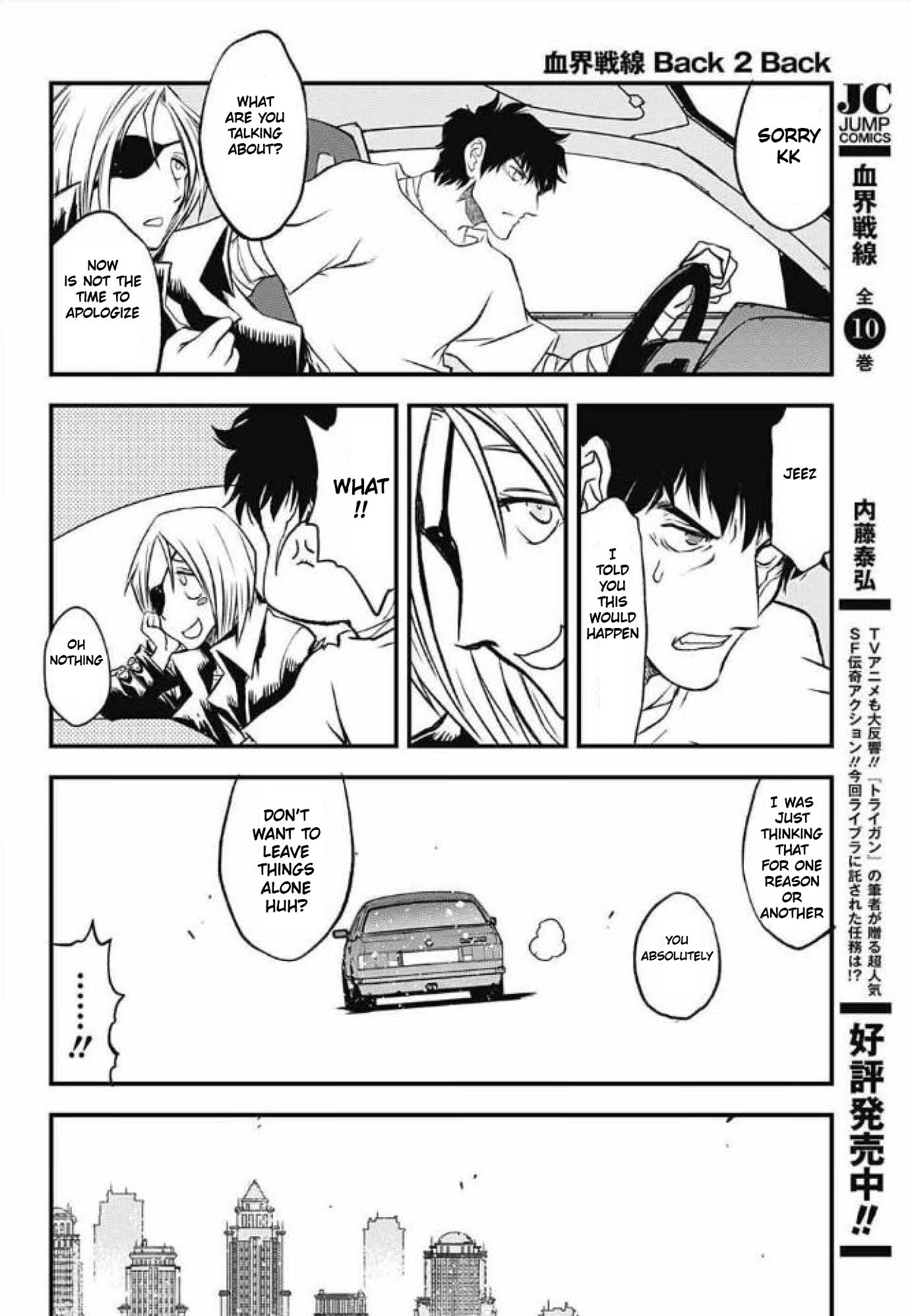 Kekkai Sensen - Back 2 Back Chapter 26 page 57 - Chapter 26: Calamity Auction Pt. 9
