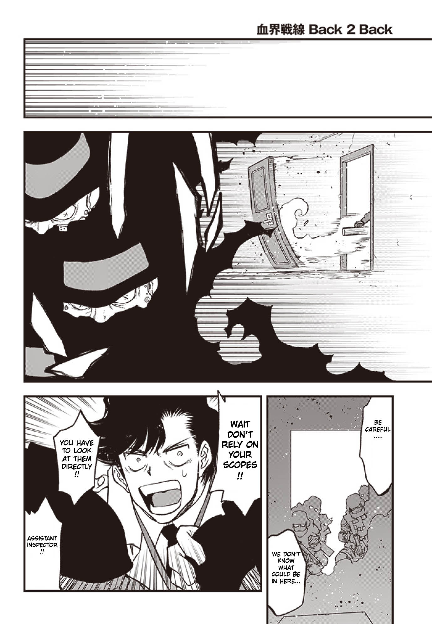 Kekkai Sensen - Back 2 Back Chapter 26 page 9 - Chapter 26: Calamity Auction Pt. 9