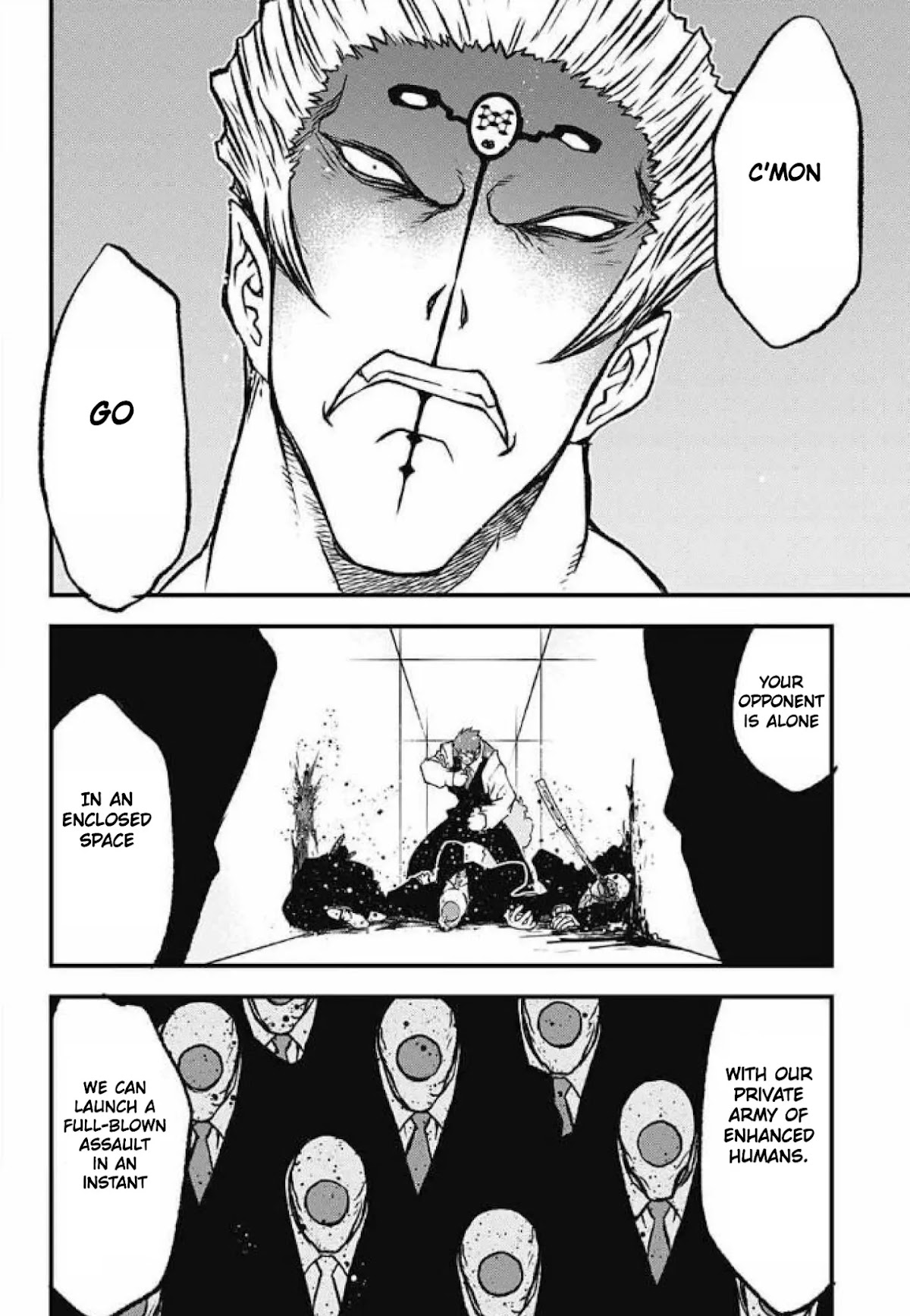 Kekkai Sensen - Back 2 Back Chapter 28 page 27 - Chapter 28: Calamity Auction Pt. 11
