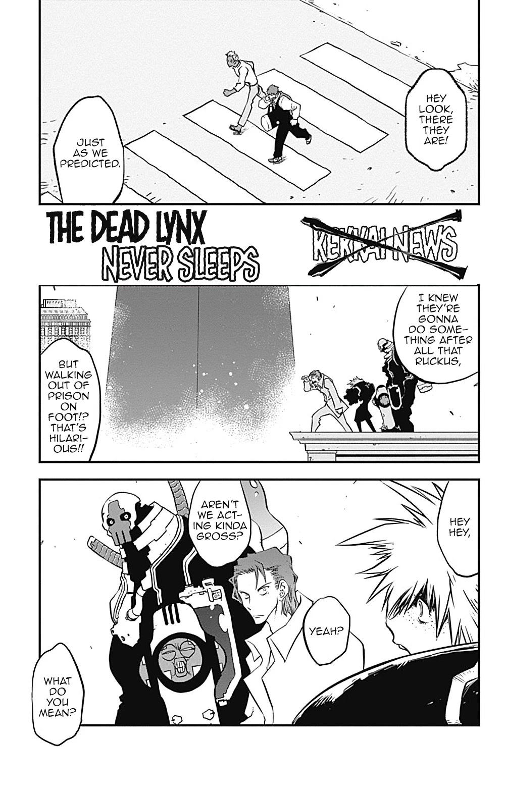 Kekkai Sensen - Back 2 Back Chapter 30.5 page 1 - Chapter 30.5: Volume 10 Extra