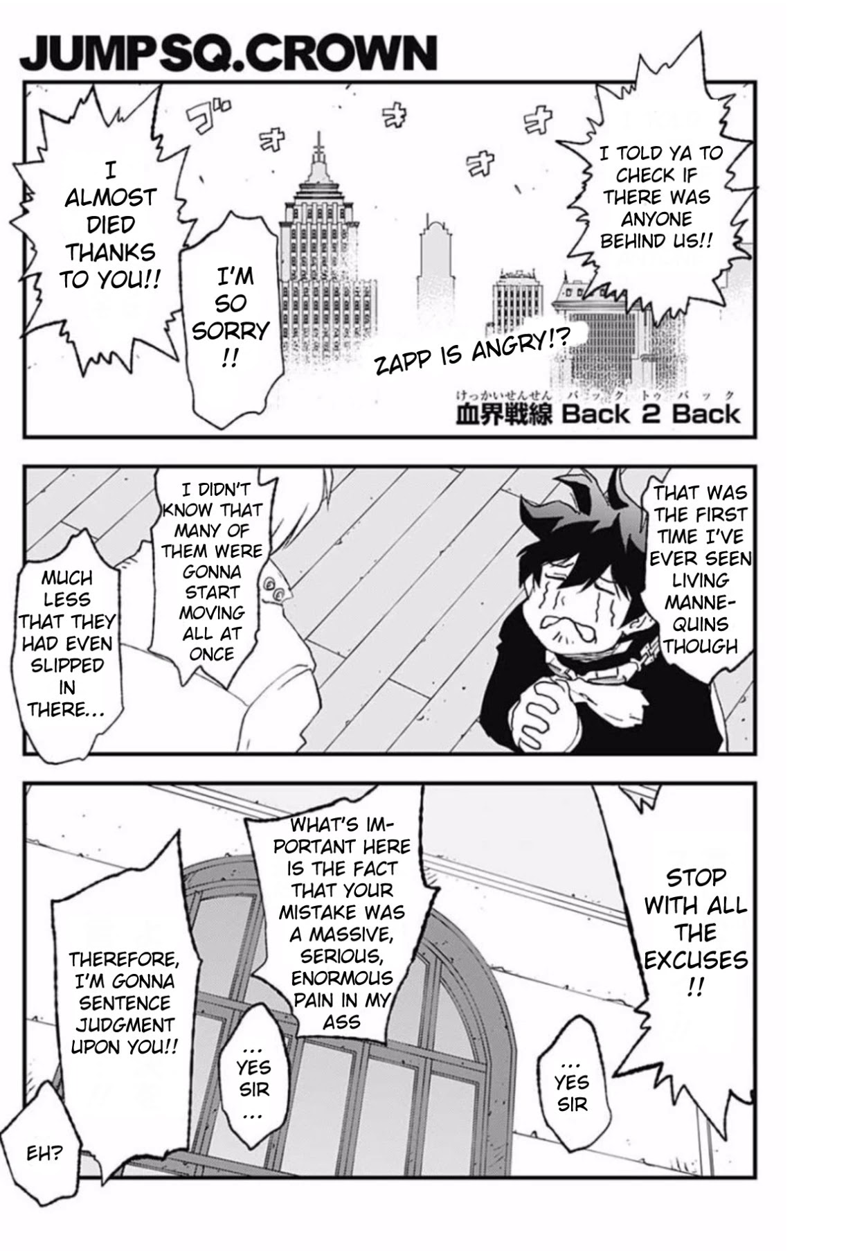 Kekkai Sensen - Back 2 Back Chapter 5 page 2 - Chapter 5: Get the Lockout!! (1)