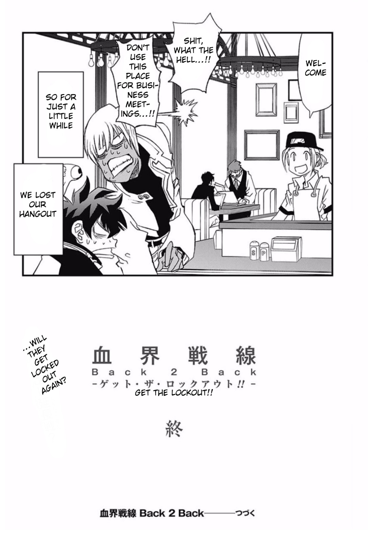 Kekkai Sensen - Back 2 Back Chapter 6 page 49 - Chapter 6: Get the Lockout!! (2)
