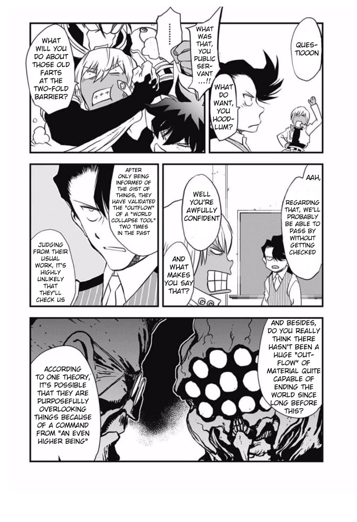 Kekkai Sensen - Back 2 Back Chapter 8 page 21 - Chapter 8: Dead of Night Warfare (1)