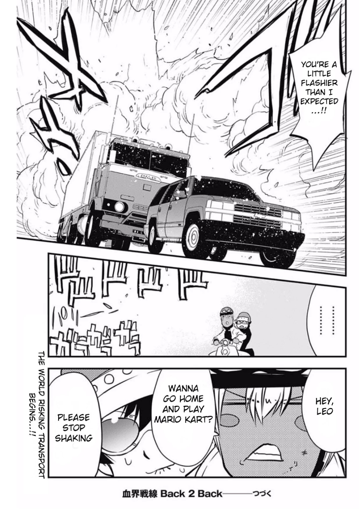 Kekkai Sensen - Back 2 Back Chapter 8 page 39 - Chapter 8: Dead of Night Warfare (1)