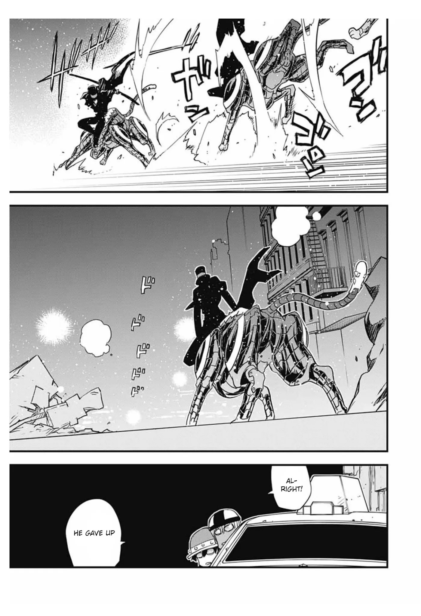 Kekkai Sensen - Back 2 Back Chapter 9 page 36 - Chapter 9: Dead of Night Warfare (2)