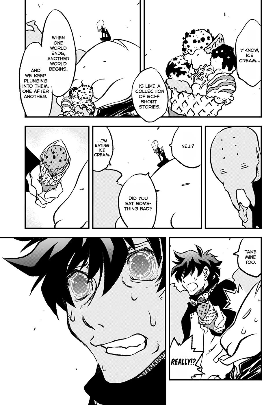 Kekkai Sensen Beat 3 Peat Chapter 1 page 14 - Chapter 1: Another Day of Mist