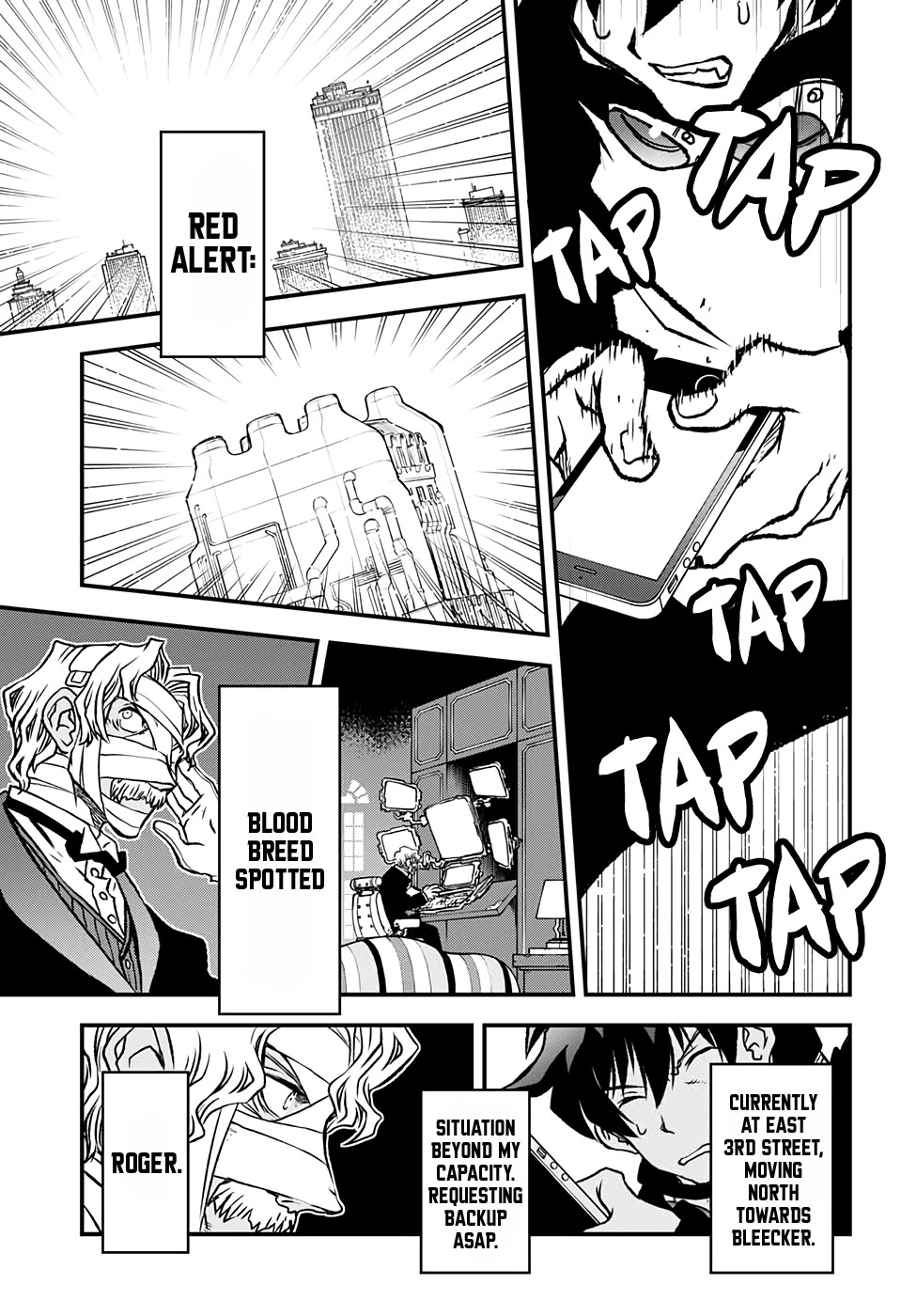 Kekkai Sensen Beat 3 Peat Chapter 1 page 17 - Chapter 1: Another Day of Mist