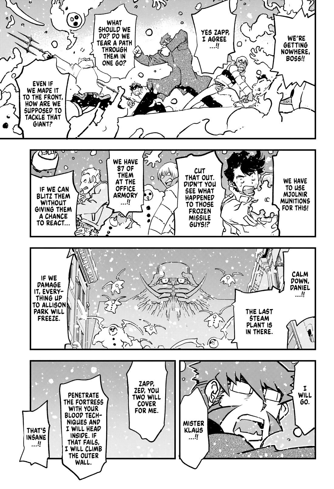 Kekkai Sensen Beat 3 Peat Chapter 11 page 27 - Chapter 11: General Winter Comes to Town - Yeah! Yeah! Yeah! Part II