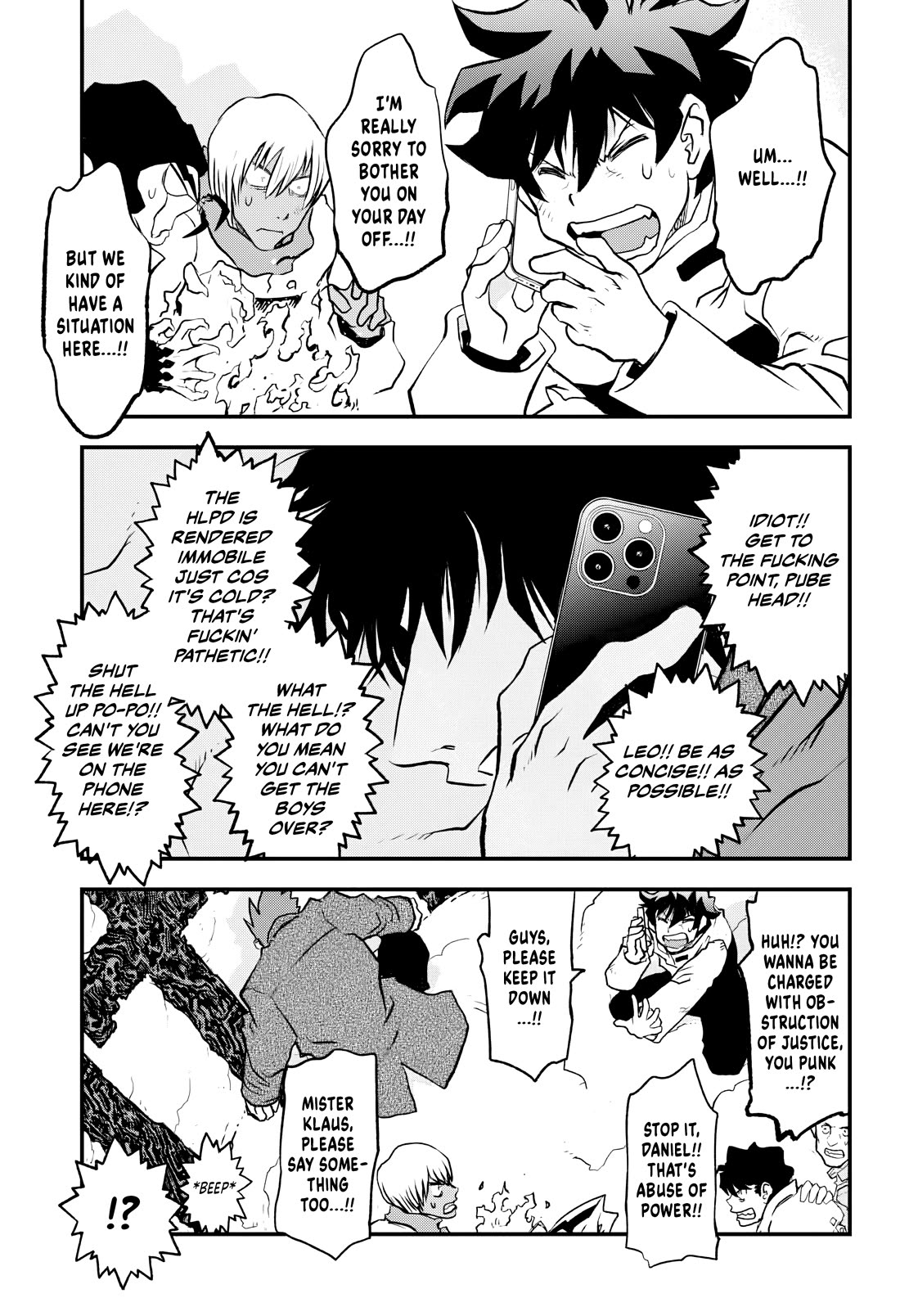 Kekkai Sensen Beat 3 Peat Chapter 11 page 7 - Chapter 11: General Winter Comes to Town - Yeah! Yeah! Yeah! Part II