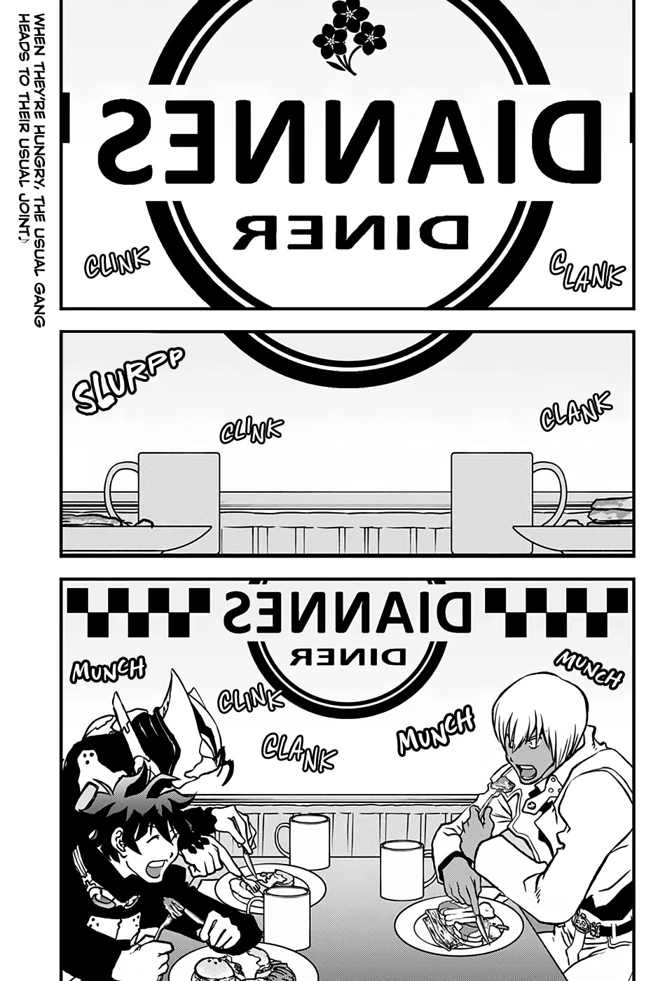 Kekkai Sensen Beat 3 Peat Chapter 4 page 1 - Chapter 4: Dianne's Diner Rhapsody