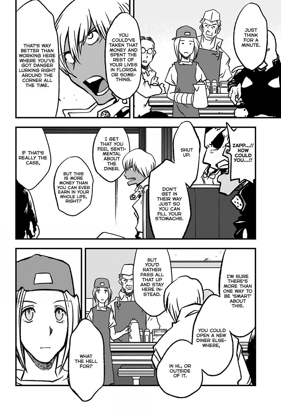 Kekkai Sensen Beat 3 Peat Chapter 4 page 22 - Chapter 4: Dianne's Diner Rhapsody