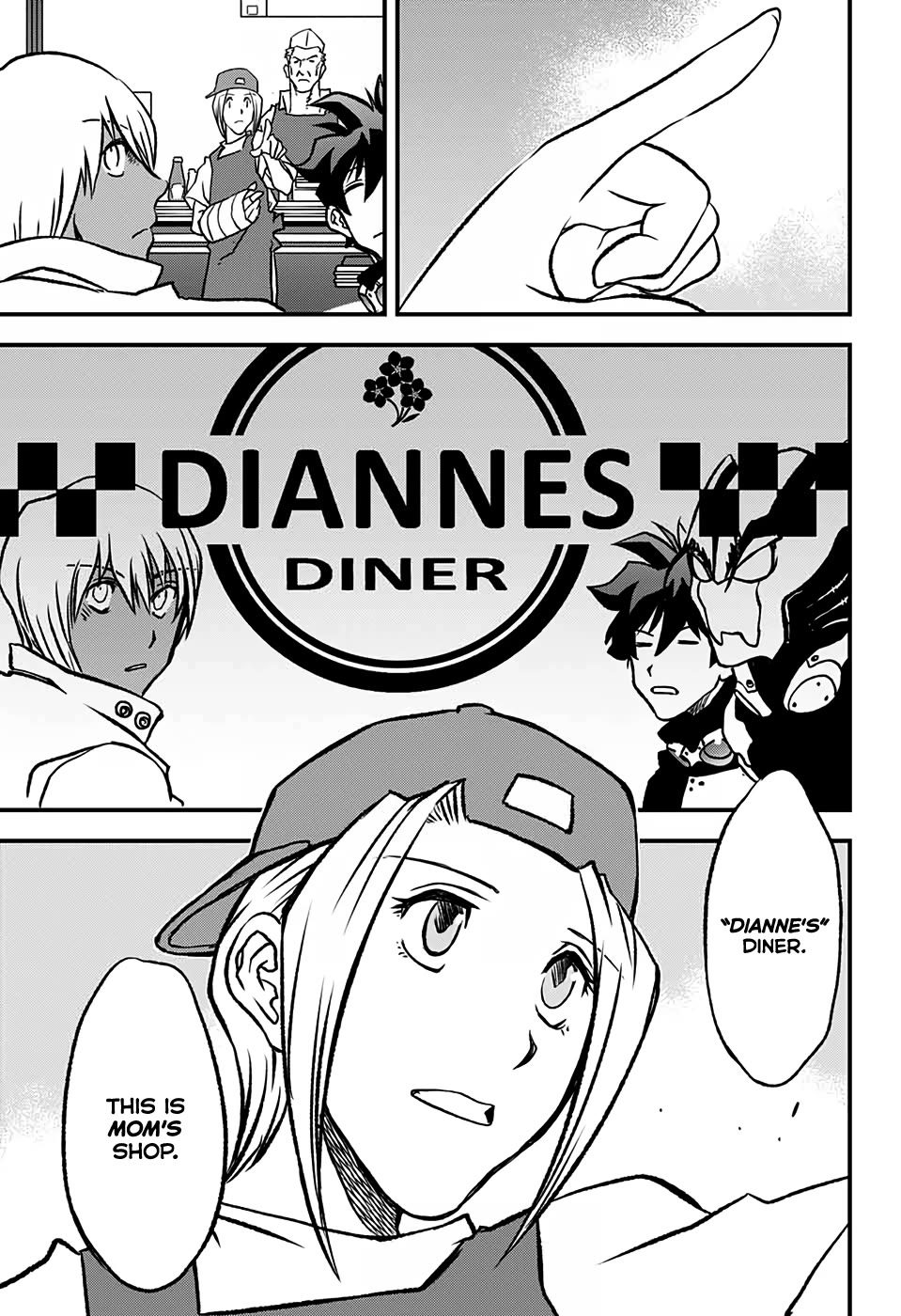 Kekkai Sensen Beat 3 Peat Chapter 4 page 23 - Chapter 4: Dianne's Diner Rhapsody